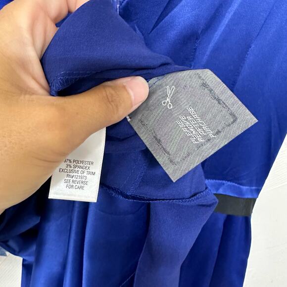 Simply Vera Pure Violet Dress Formal Mother of The Bride Evening Dress Size 8 - Picture 5 of 6